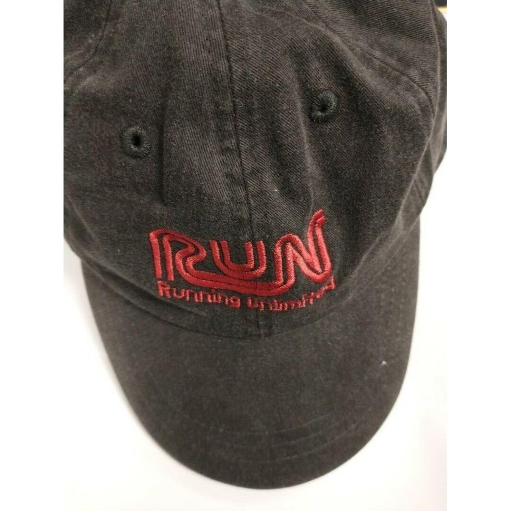 Run Unlimited Leather Back Strap Adams Baseball Ca